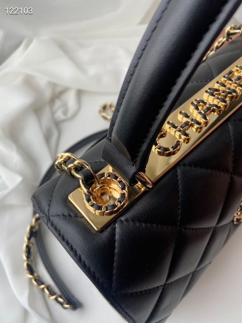 Ch**el top handle bags